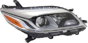 SIENNA 15-20 HEAD LAMP RH, Assembly, Halogen, w/ LED Daytime Running Light, (Exc. SE Model)