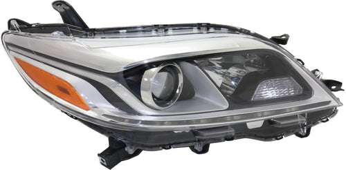 SIENNA 15-20 HEAD LAMP RH, Assembly, Halogen, w/ LED Daytime Running Light, (Exc. SE Model)