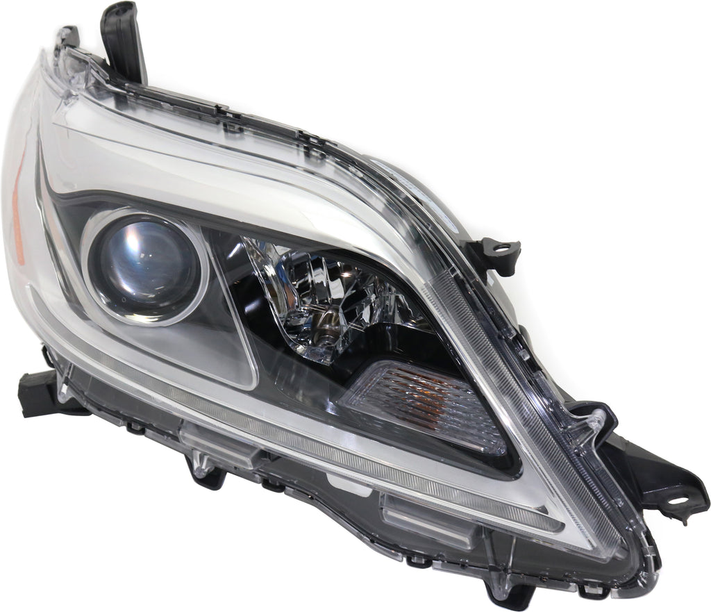 SIENNA 15-20 HEAD LAMP RH, Assembly, Halogen, w/ LED Daytime Running Light, (Exc. SE Model)