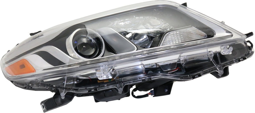 SIENNA 15-20 HEAD LAMP RH, Assembly, Halogen, w/ LED Daytime Running Light, (Exc. SE Model)