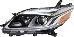 SIENNA 15-20 HEAD LAMP LH, Assembly, Halogen, w/ LED Daytime Running Light, (Exc. SE Model) - CAPA