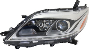 SIENNA 15-20 HEAD LAMP LH, Assembly, Halogen, w/ LED Daytime Running Light, (Exc. SE Model)