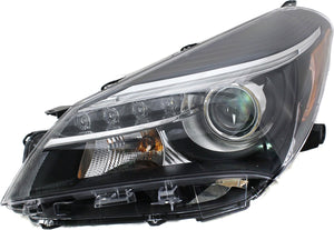 YARIS 15-17 HEAD LAMP LH, Assembly, Projector Type, w/ LED DRL, SE Model