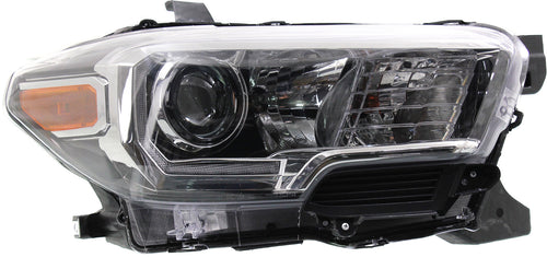 TACOMA 16-23 HEAD LAMP RH, Assembly, Halogen, w/ LED Daytime Running Lights