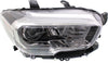 TACOMA 16-23 HEAD LAMP RH, Assembly, Halogen, w/ LED Daytime Running Lights