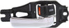 T100 93-98 FRONT INTERIOR DOOR HANDLE RH, Chrome Lever+Black Knob, Plastic+Metal (=REAR)