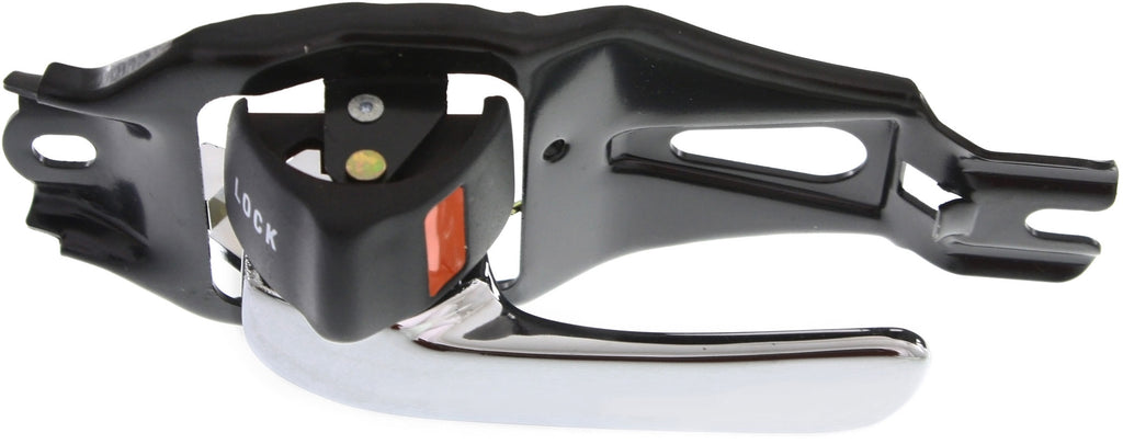 T100 93-98 FRONT INTERIOR DOOR HANDLE LH, Chrome Lever+Black Knob, Plastic+Metal (=REAR)