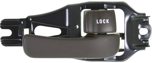 T100 93-98 FRONT INTERIOR DOOR HANDLE RH, Brown, Plastic+Metal (=REAR)