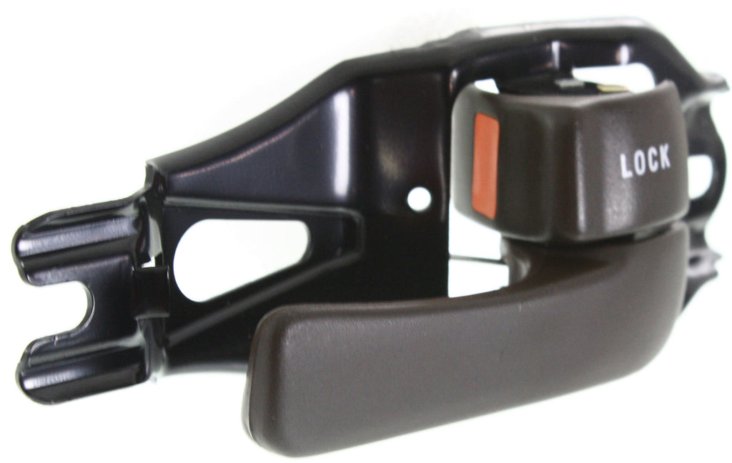 T100 93-98 FRONT INTERIOR DOOR HANDLE RH, Brown, Plastic+Metal (=REAR)