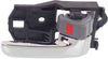 CAMRY 97-01/SIENNA 98-03 FRONT INTERIOR DOOR HANDLE RH, Chrme+Gray, Plastic, Japan/USA Built(=REAR)