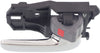 CAMRY 97-01/SIENNA 98-03 FRONT INTERIOR DOOR HANDLE RH, Chrme+Gray, Plastic, Japan/USA Built(=REAR)
