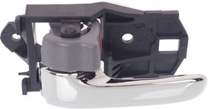 CAMRY 97-01/SIENNA 98-03 FRONT INTERIOR DOOR HANDLE LH, Chrme+Gray, Plastic, Japan/USA Built(=REAR)