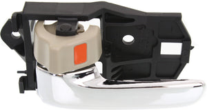 CAMRY 97-01/SIENNA 98-03 FRONT INTERIOR DOOR HANDLE LH, Chrme+Beige, Plastic,Japan/USA Built(=REAR)