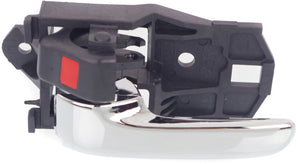 CAMRY 97-01/SIENNA 98-03 FRONT INTERIOR DOOR HANDLE LH, Chrme+Blk, Plastic, Japan/USA Built (=REAR)