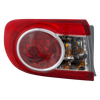COROLLA 11-13 TAIL LAMP LH, Outer, Assembly, North America Built Vehicle - CAPA
