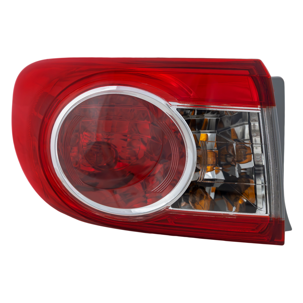 COROLLA 11-13 TAIL LAMP LH, Outer, Assembly, North America Built Vehicle - CAPA