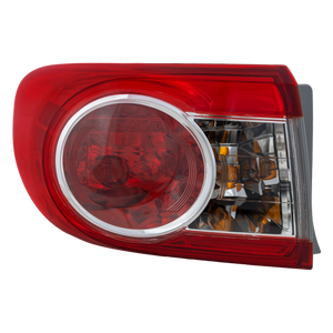 COROLLA 11-13 TAIL LAMP LH, Outer, Assembly, North America Built Vehicle - CAPA