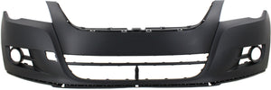 TIGUAN 09-11 FRONT BUMPER COVER, Primed, w/o Headlight Washer Holes, Type 2 - CAPA