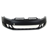 GOLF 10-14 FRONT BUMPER COVER, Primed, (Exc. R Model), Hatchback, w/o Headlight Washer Holes - CAPA