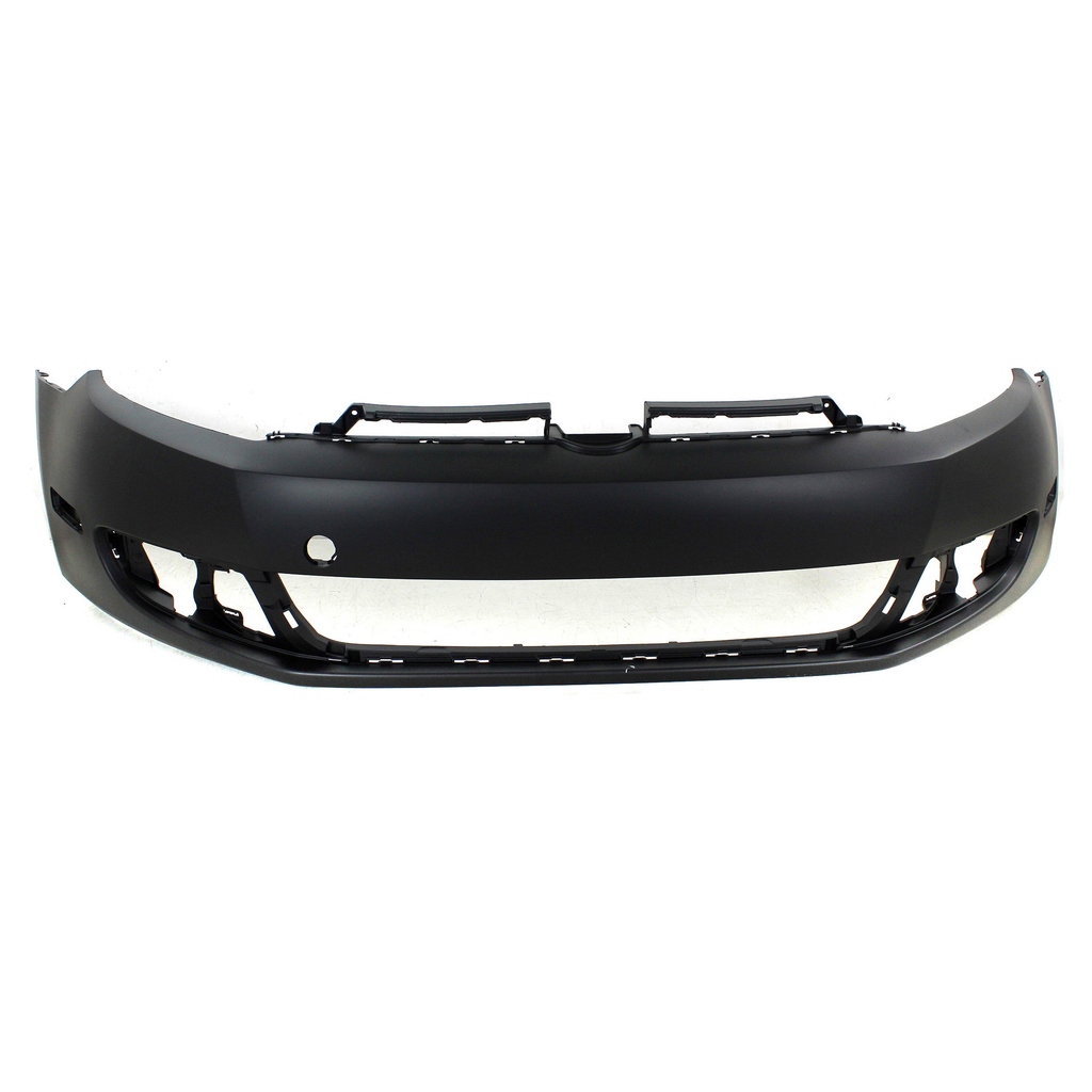 GOLF 10-14 FRONT BUMPER COVER, Primed, (Exc. R Model), Hatchback, w/o Headlight Washer Holes - CAPA