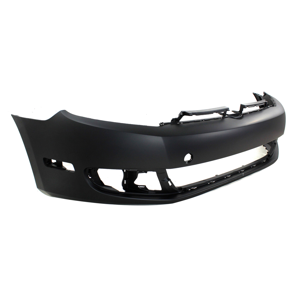 GOLF 10-14 FRONT BUMPER COVER, Primed, (Exc. R Model), Hatchback, w/o Headlight Washer Holes - CAPA