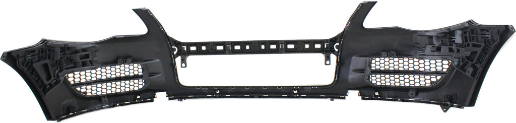 TOUAREG 08-10 FRONT BUMPER COVER, Primed, w/o Headlight Washer Holes, w/ Parking Aid Snsr Holes