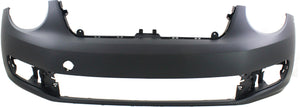 BEETLE 12-19 FRONT BUMPER COVER, Primed, Conv/Cpe, (16-16, S/SE/SEL, w/o Park Dist Ctrl Sen Holes)/Classic/Comfortline/Comfortline TDI/TDI/Trendline Models