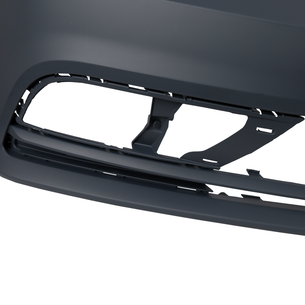 JETTA 15-18 FRONT BUMPER COVER, Prmd, w/o HLW and Park Assist Snsr Holes, (Exc. GLI Model), Sedan - CAPA