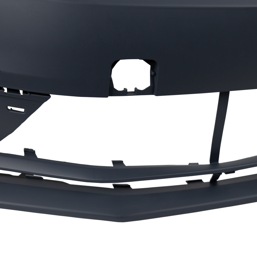 JETTA 15-18 FRONT BUMPER COVER, Prmd, w/o HLW and Park Assist Snsr Holes, (Exc. GLI Model), Sedan - CAPA