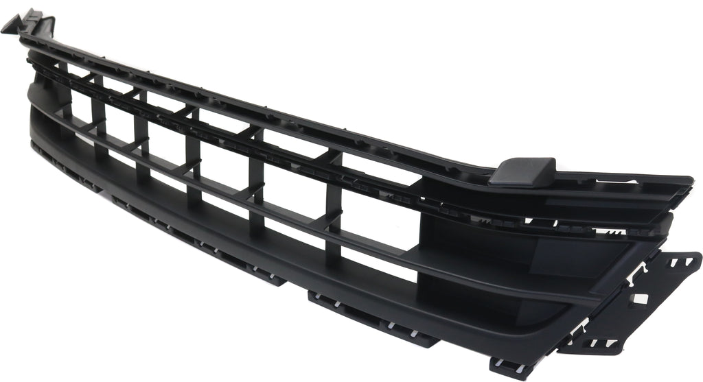 JETTA 15-18 FRONT BUMPER GRILLE, Textured, w/o IPAS Holes, (Exc. GLI Model) - CAPA
