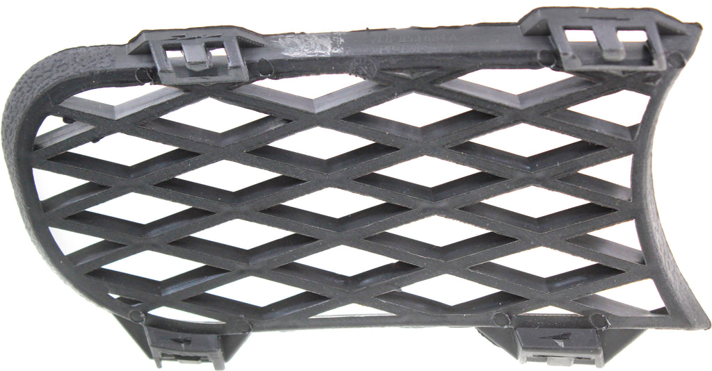 TOUAREG 04-07 FRONT BUMPER GRILLE RH, Outer, Spoiler Grille, w/ Fog Lamps