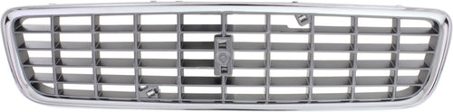 S80 04-06 GRILLE, ABS Plastic, Chrome Shell/Paintable Insert
