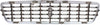S80 04-06 GRILLE, ABS Plastic, Chrome Shell/Paintable Insert