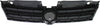 JETTA 11-14 GRILLE, Textured Gray Shell and Insert, w/ Black Molding, (Exc. GLI/Hybrid Model), Sedan - CAPA