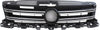 TIGUAN 12-17/TIGUAN LIMITED 17-18 GRILLE, Textured Black Shell and Insert, w/ Chrome Molding - CAPA