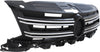 TIGUAN 12-17/TIGUAN LIMITED 17-18 GRILLE, Textured Black Shell and Insert, w/ Chrome Molding - CAPA