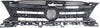 TIGUAN 12-17/TIGUAN LIMITED 17-18 GRILLE, Textured Black Shell and Insert, w/ Chrome Molding - CAPA