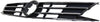 JETTA 15-18 GRILLE, Textured Black Shell and Insert, w/ Chrome Molding, (Exc. GLI/Hybrid Models), w/o Collision Warning