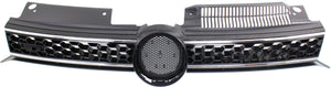 GTI 10-14 GRILLE, Black Insert, w/ Chrome Molding
