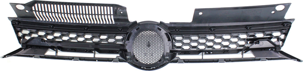 GTI 10-14 GRILLE, Black Insert, w/ Chrome Molding