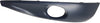 TOUAREG 11-14 FRONT FOG LAMP MOLDING LH, Paint to Match, w/o Adaptive Speed Control