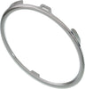 GOLF 10-14 / TIGUAN 12-17 / TIGUAN LIMITED 17-18 FRONT FOG LAMP MOLDING RH, Chrome, Ring, (GOLF, Hatchback)