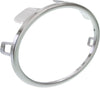 GOLF 10-14 / TIGUAN 12-17 / TIGUAN LIMITED 17-18 FRONT FOG LAMP MOLDING RH, Chrome, Ring, (GOLF, Hatchback)