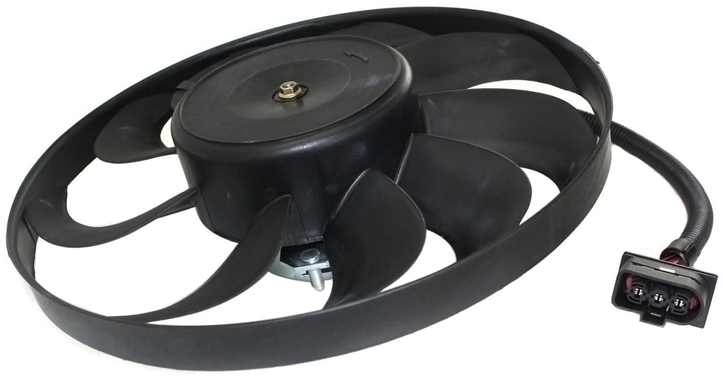 BEETLE 98-07 A/C CONDENSER FAN ASSEMBLY, RH, Single Fan, 220/60w - 290mm Dia.