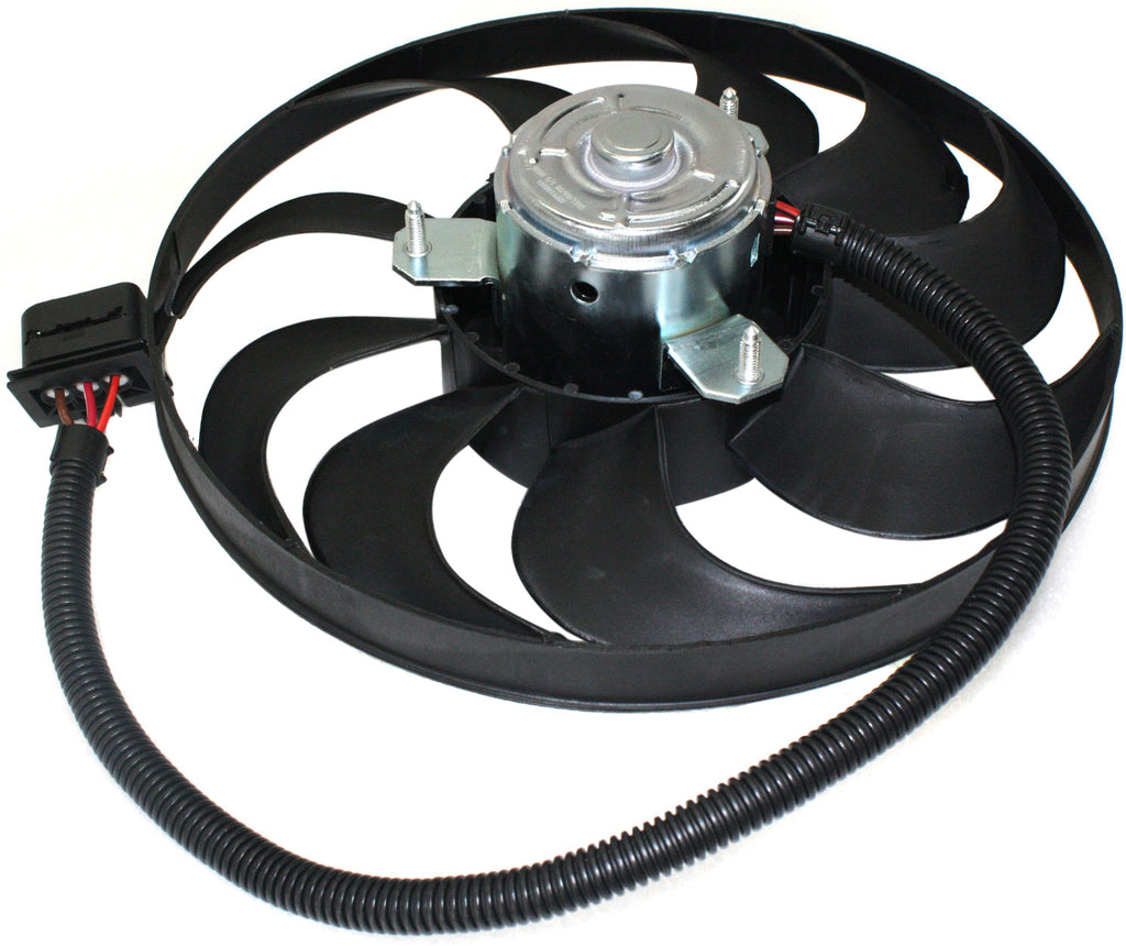 BEETLE 98-07 A/C CONDENSER FAN ASSEMBLY, RH, Single Fan, 220/60w - 290mm Dia.