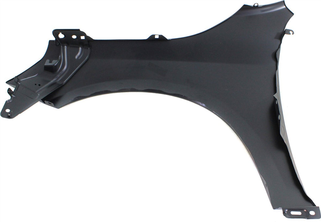 S60 11-13 FRONT FENDER RH, Primed, Steel, w/o Side Marker Light Hole - CAPA