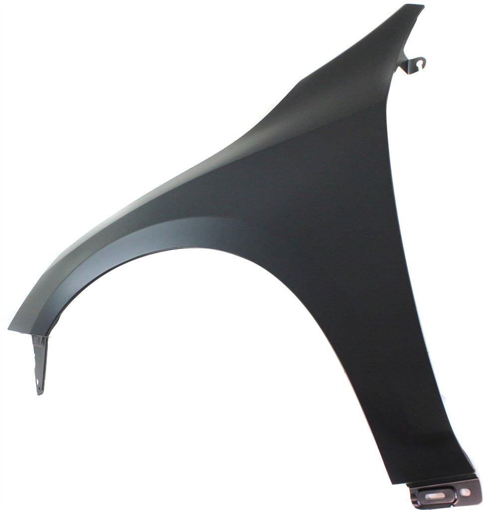 S60 11-13 FRONT FENDER LH, Primed, Steel, w/o Side Marker Light Hole - CAPA