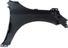 S60 11-13 FRONT FENDER LH, Primed, Steel, w/o Side Marker Light Hole - CAPA