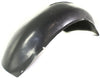 PASSAT CC 09-12 FRONT FENDER LINER LH, Rear Section, Plastic, Vacuum Form