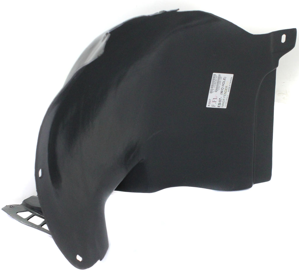 EOS 07-07 FRONT FENDER LINER LH, Plastic, Vacuum Form, Front Section, To VIN 7026000